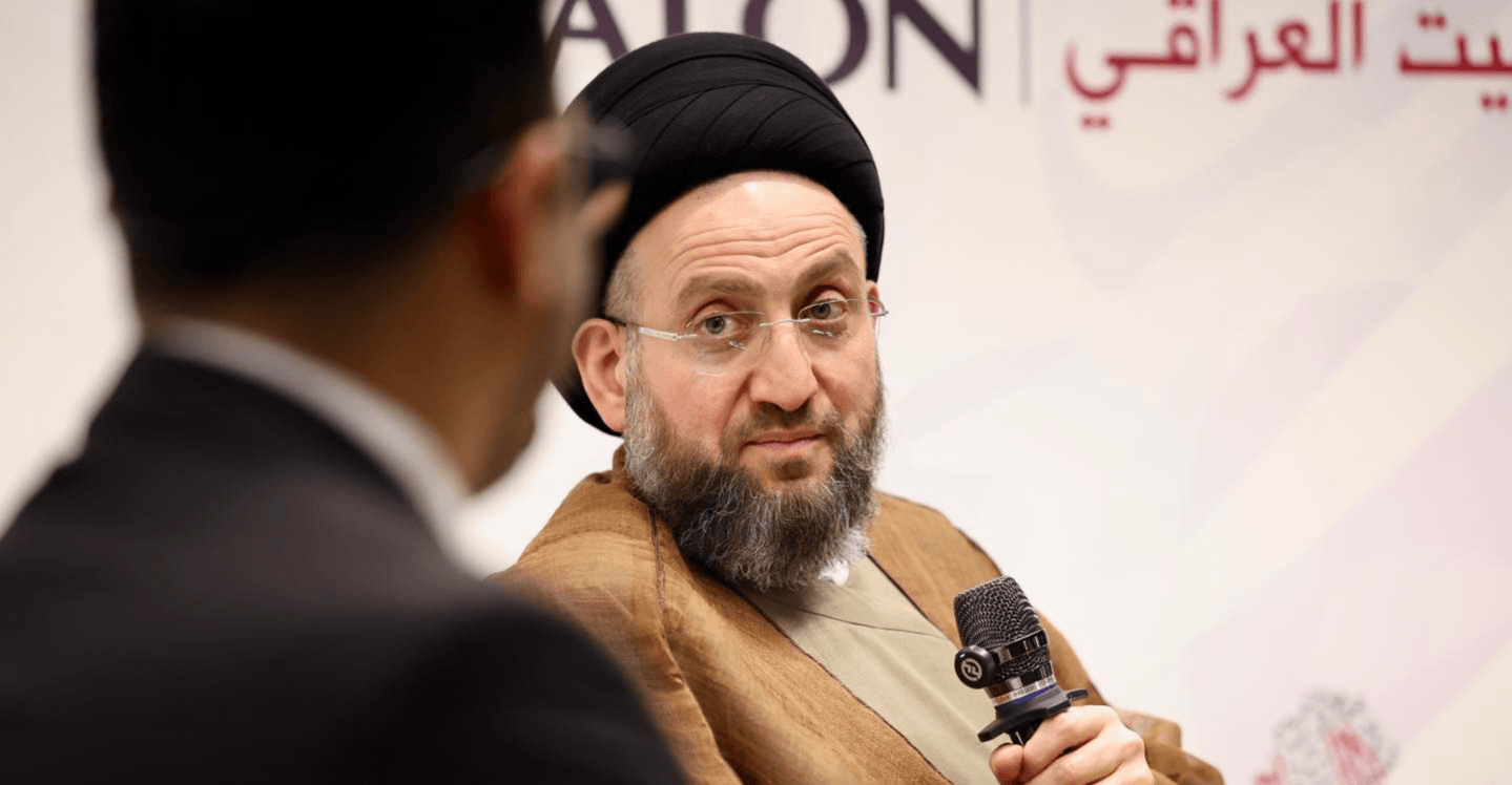 عەمار حەکیم ستایشی ڕۆڵی پارتی دەکات و داوای یەکڕیزیی نیشتمانی دەکات