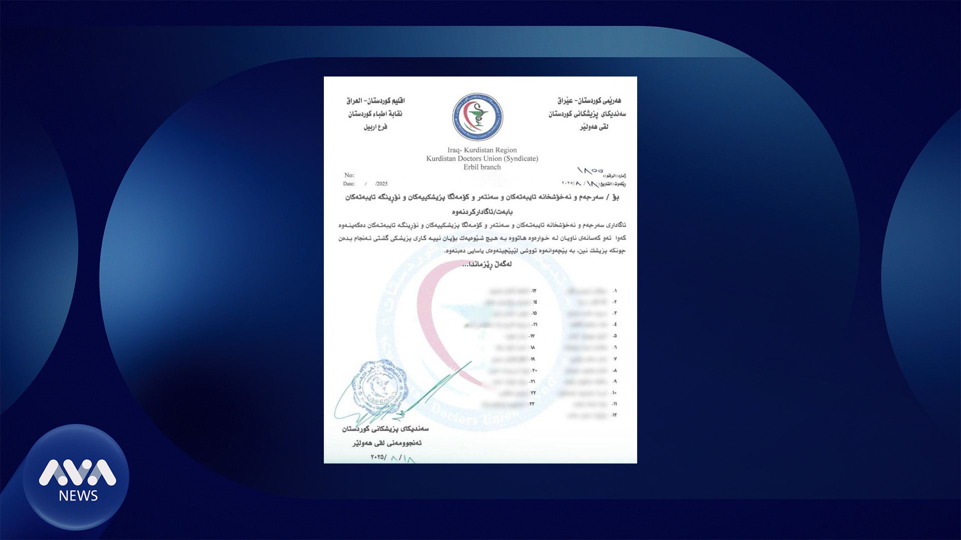 لە هەولێر چەند نۆرینگەیەکی پزیشکی دادەخرێت