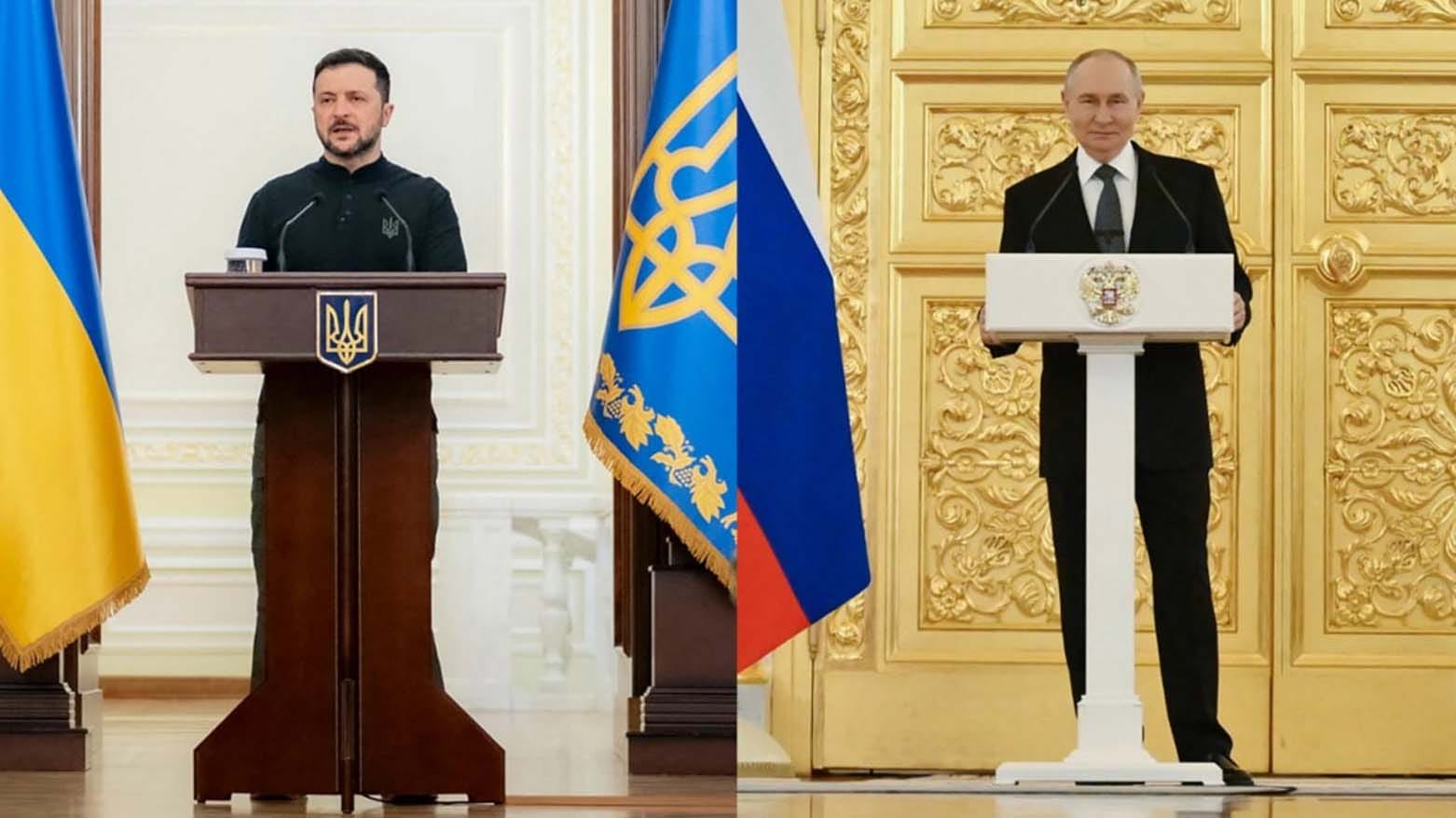 چوار شوێن بۆ دیداری پووتین و زێلینسکی پێشنیاز دەکرێن