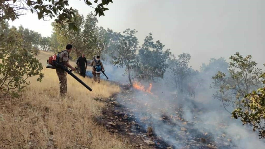 300 دۆنم پووش و پاوان لە سنووری ماوەت سووتا