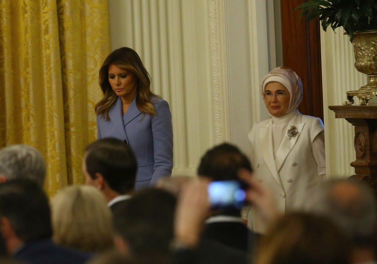 ئەمینە ئەردۆغان نامەیەک بۆ میلانیا ترەمپ دەنێرێت