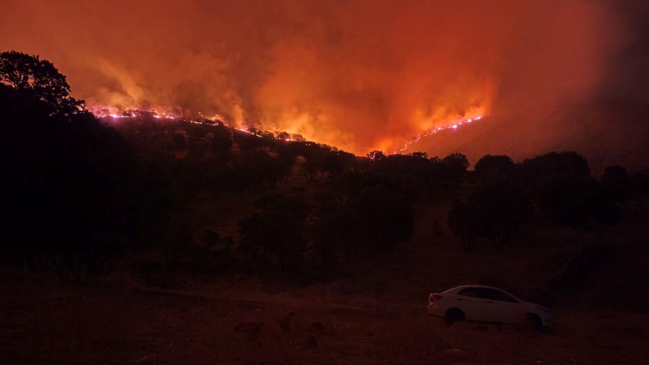 دوای دوو ڕۆژ ئاگرە بەهێزەکەی پێنجوێن کۆنترۆل کرا