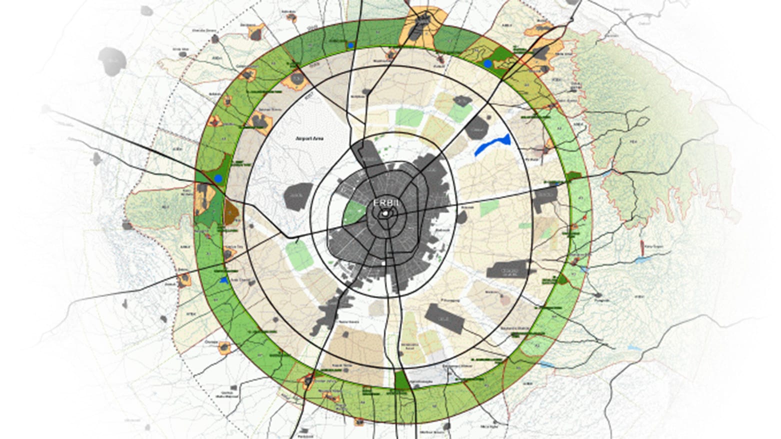 خاوەنی زەوییەکانی پشتێنەی سەوزایی هەولێر قەرەبوو دەکرێنەوە