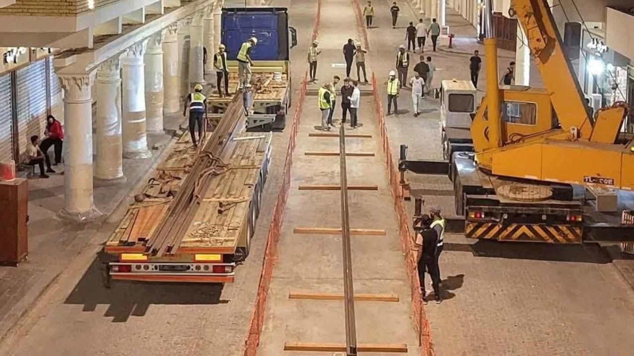 بۆ یەکەمجار ترام دەگاتە شەقامێکی بەغدا