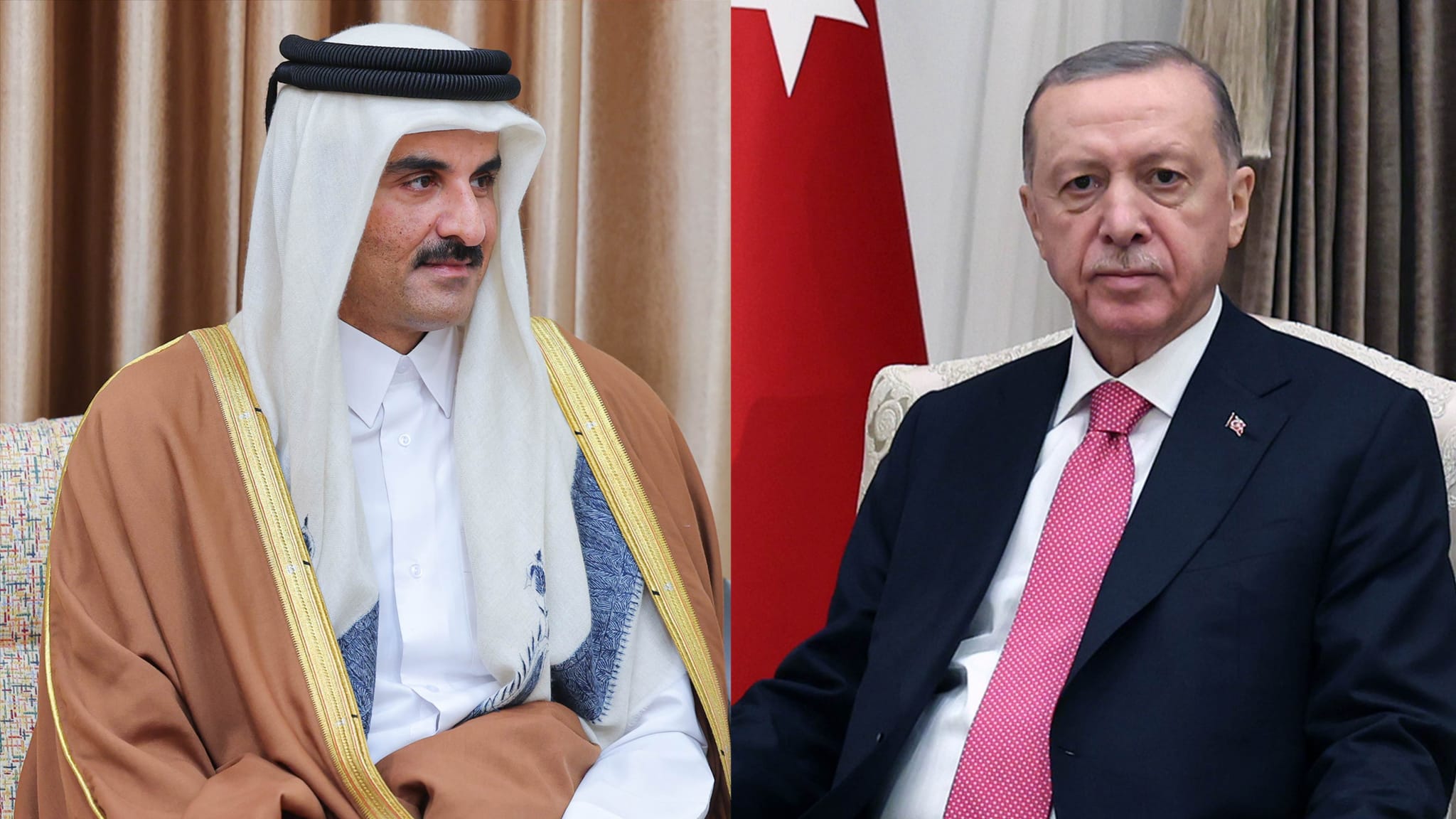 ئەردۆغان و میری قەتەر: هێرشەکەی ئیسرائیل پێشێلی سەروەریی قەتەری کردووە