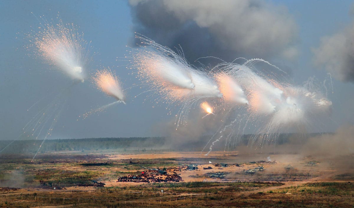 ڕووسیا و بیلاڕووس مانۆڕی سەربازی دەکەن