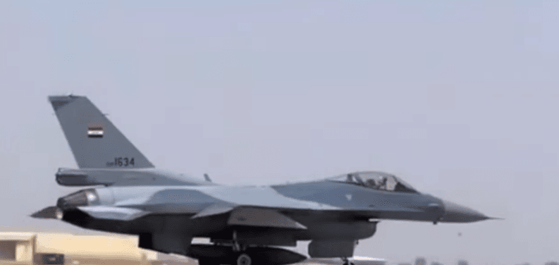 فڕۆکە F-16ـەکانی عێراق مۆڵگەیەکی داعش لە کەرکووک لەنێو دەبەن
