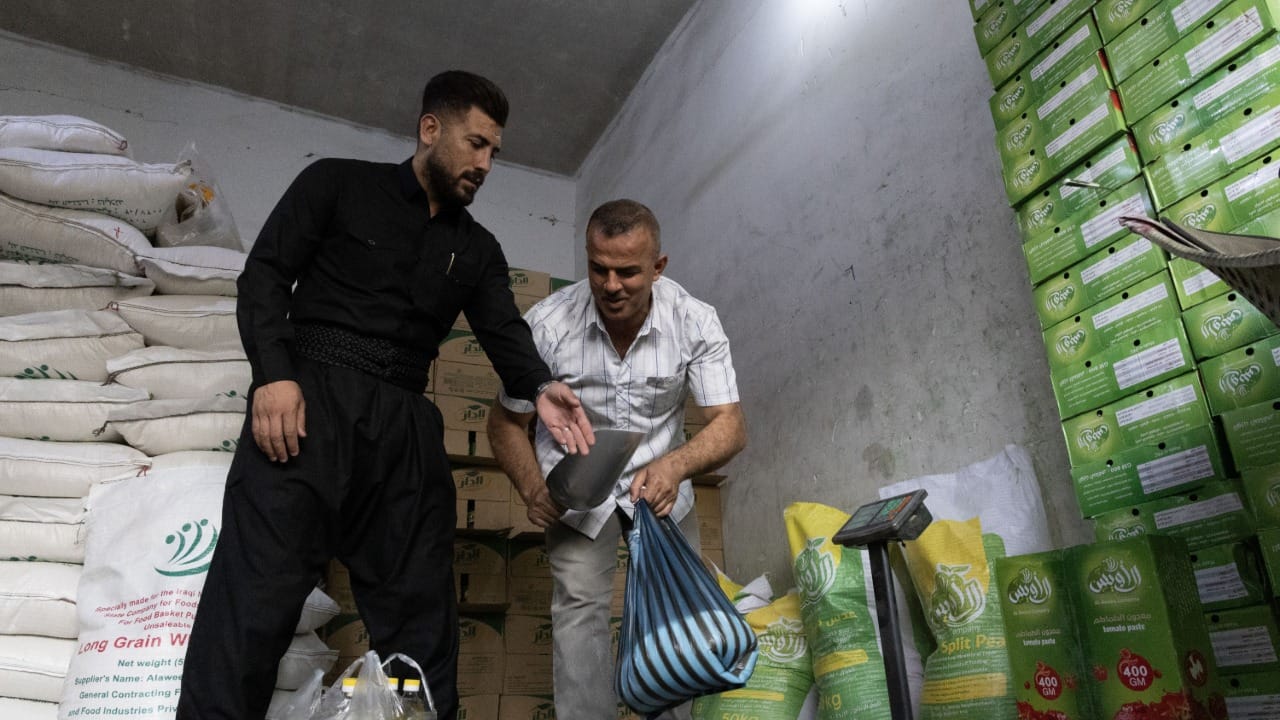 بازرگانی عێراق: ناوی سێ ملیۆن کەس لە پسوولەی خۆراک سڕدرایەوە