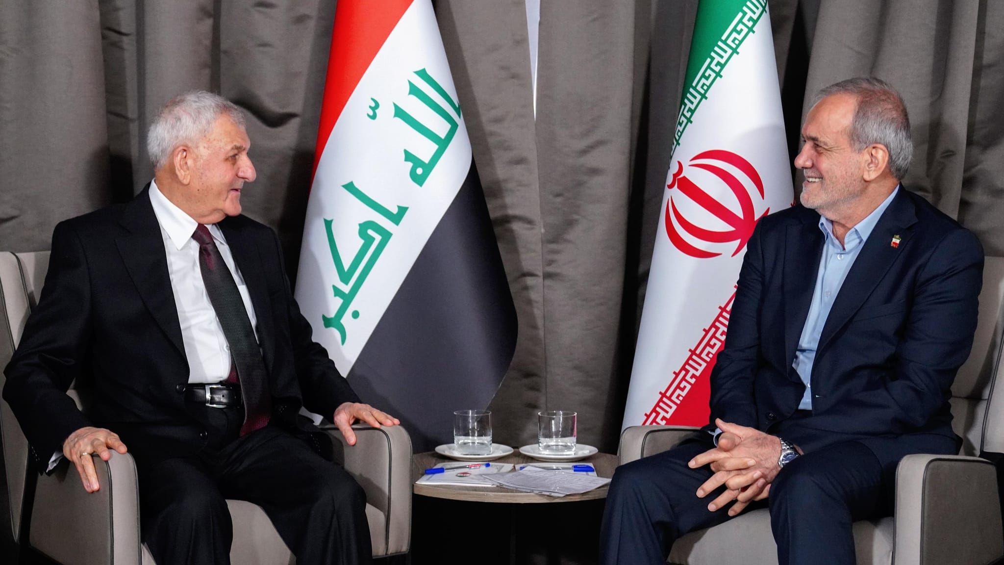 لەتیف ڕەشید و پزیشکیان: بۆ ڕاگرتنی شەڕ پێویستە کاری جددی بکرێت