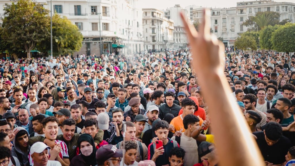 خۆپیشاندانی لاوانی مەغریب بەردەوامە