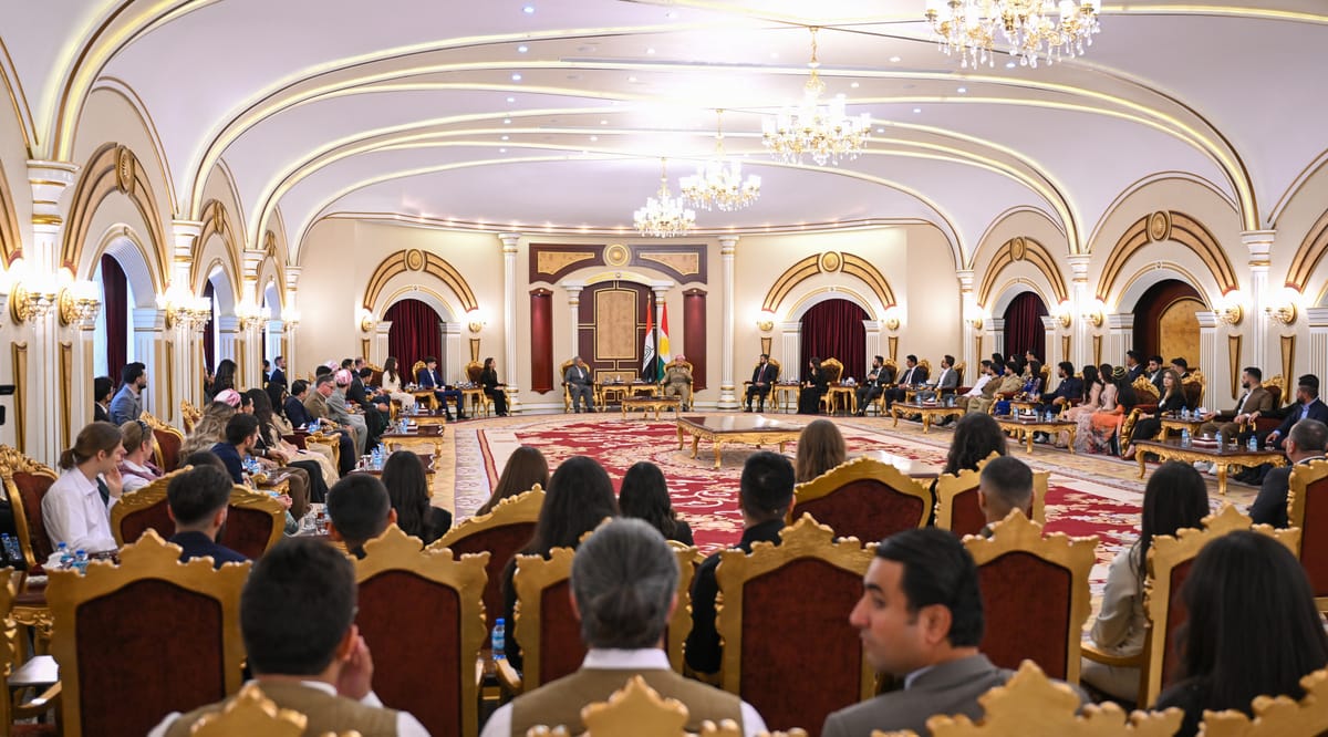 سەرۆک بارزانی پاڵپشتیی بۆ چارەسەری ئاشتیانەی دۆزی ڕەوای کورد لە پارچەکانی دیکەی کوردستان دەردەبڕێت