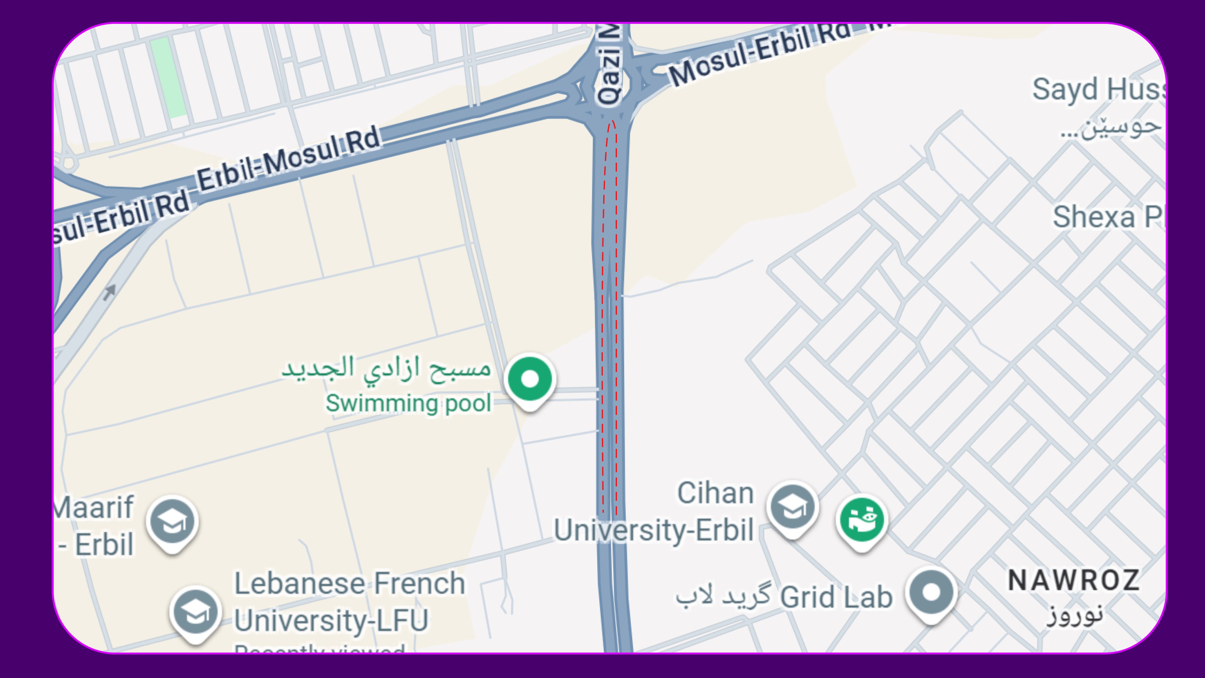 بەهۆی نۆژەنکردنەوە شەقامێکی سەرەکی لە هەولێر دادەخرێت