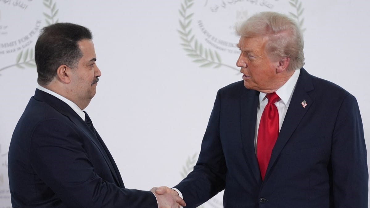 تەوقە گەرمەکەی سوودانی لەگەڵ ترەمپ ڕووبەڕووی ڕەخنە بووەتەوە