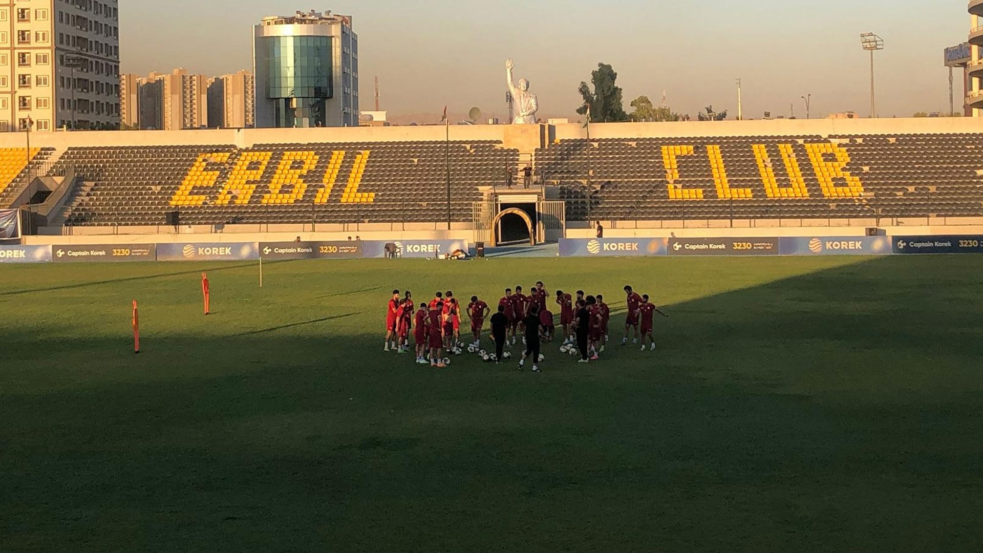 ئەم هەفتەیە نۆژەنکردنەوەی یاریگای یانەی هەولێر تەواو دەکرێت