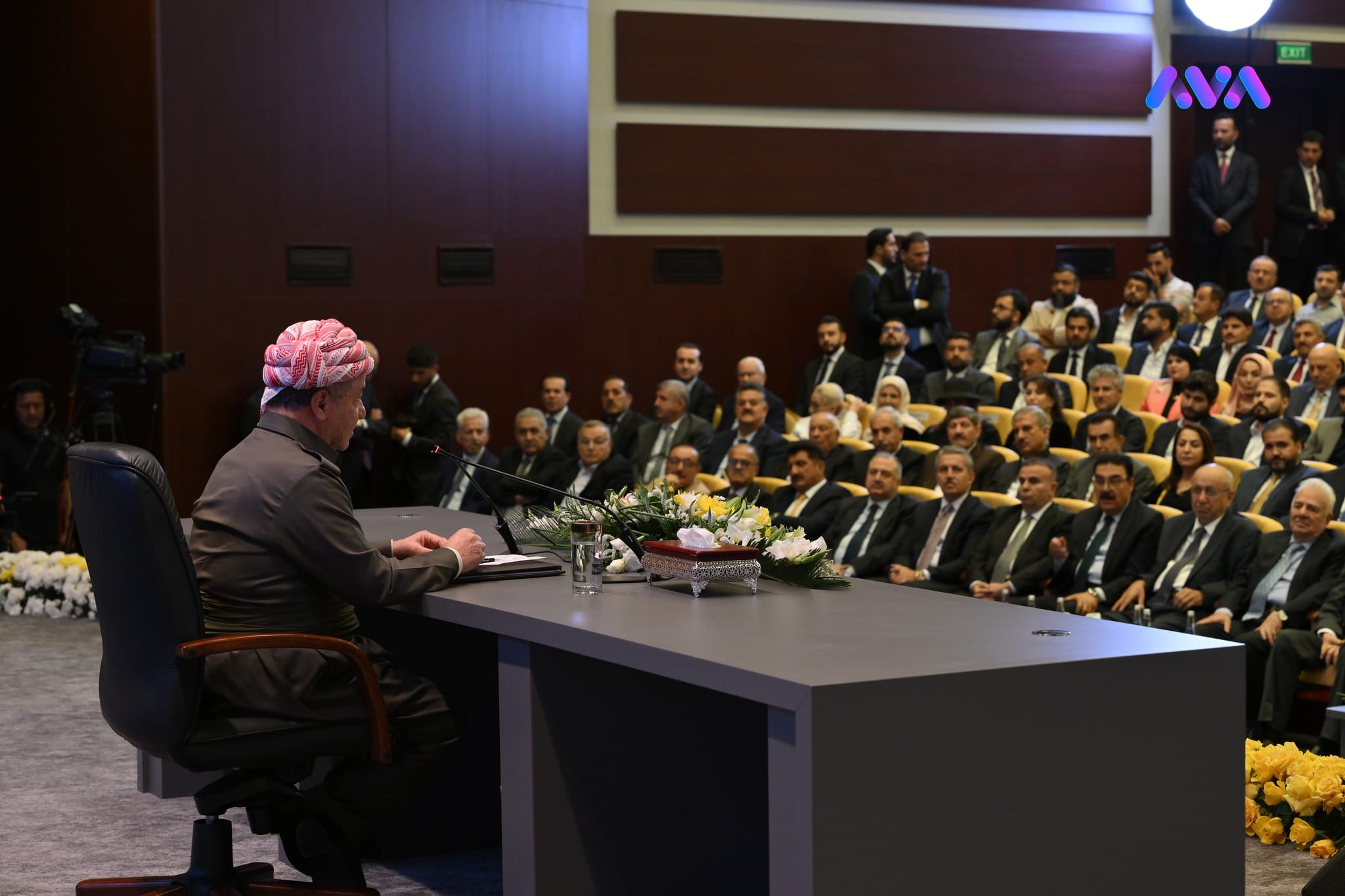 پەیامی سەرۆک بارزانی بۆ خەڵکی هەولێر