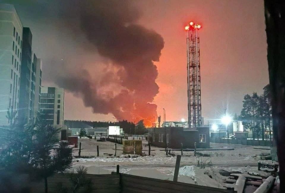 ئۆکراینا وێستگەیەکی کیمیایی ڕووسیا بە ئامانج دەگرێت