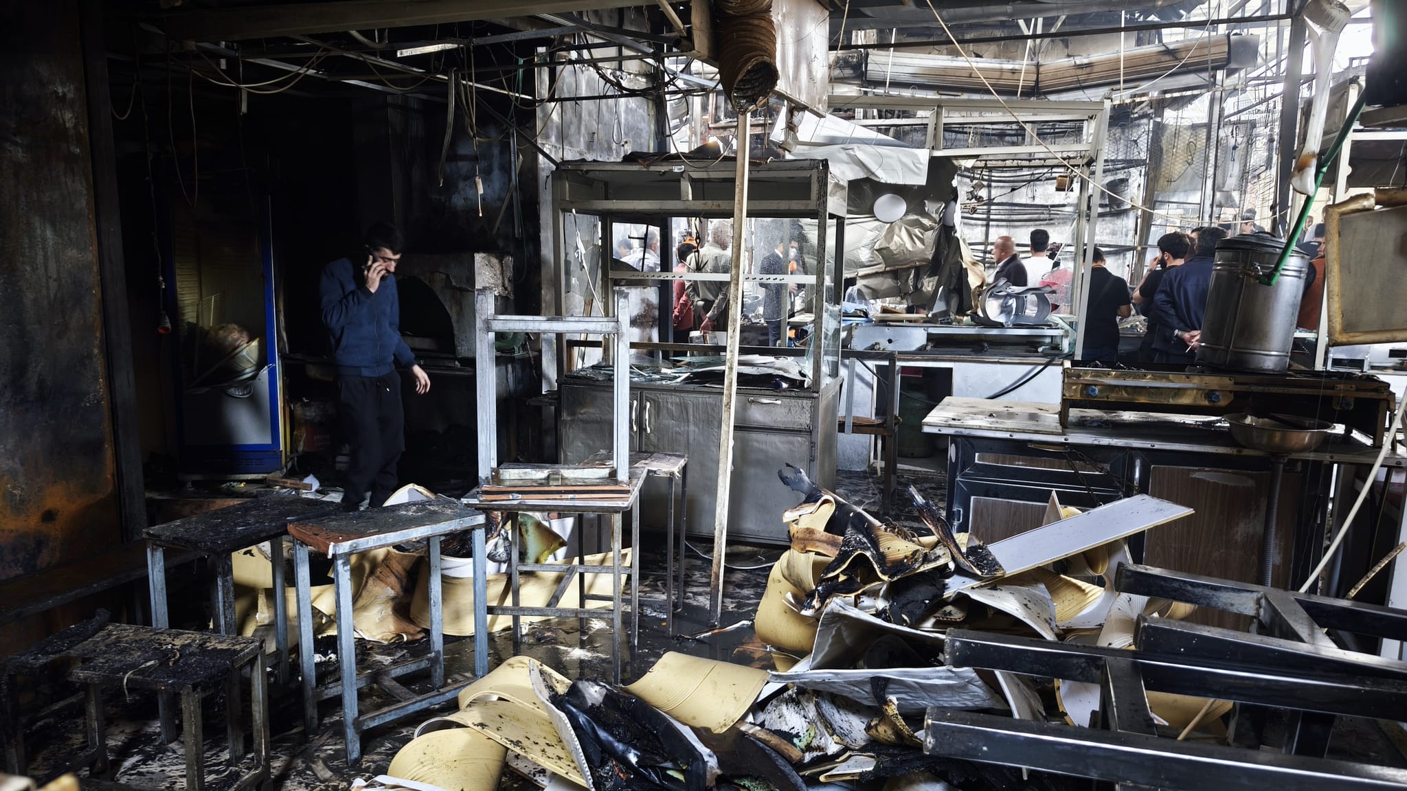 دوای بەدواداچوونی ئاڤا دەست بە دروست کردنەوەی دووکانەکانی بازاڕی دارەسووتاوەکەی سلێمانی دەکرێت