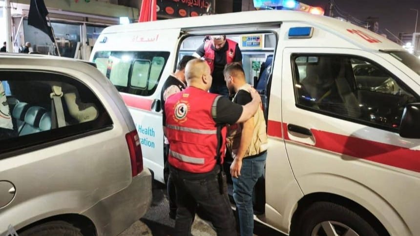 لە بنکەیەکی پۆلیس لە بەغدا غاز دەتەقێتەوە و کوژراو و بریندار هەیە