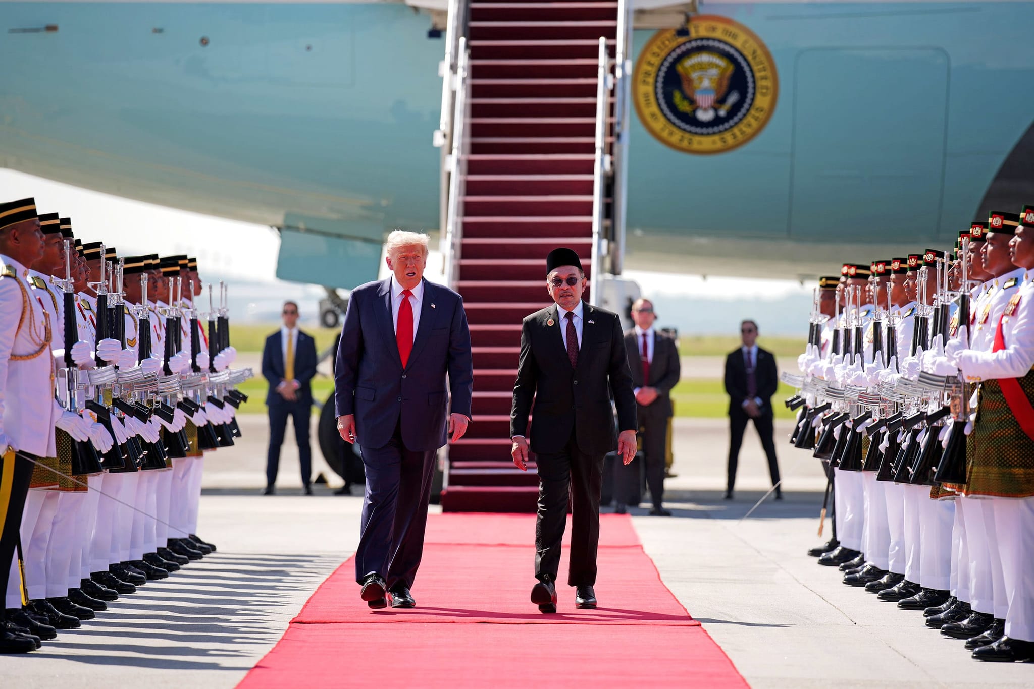 ترەمپ بۆ وێستگەی دووەمی سەردانەکەی بەڕێکەوت