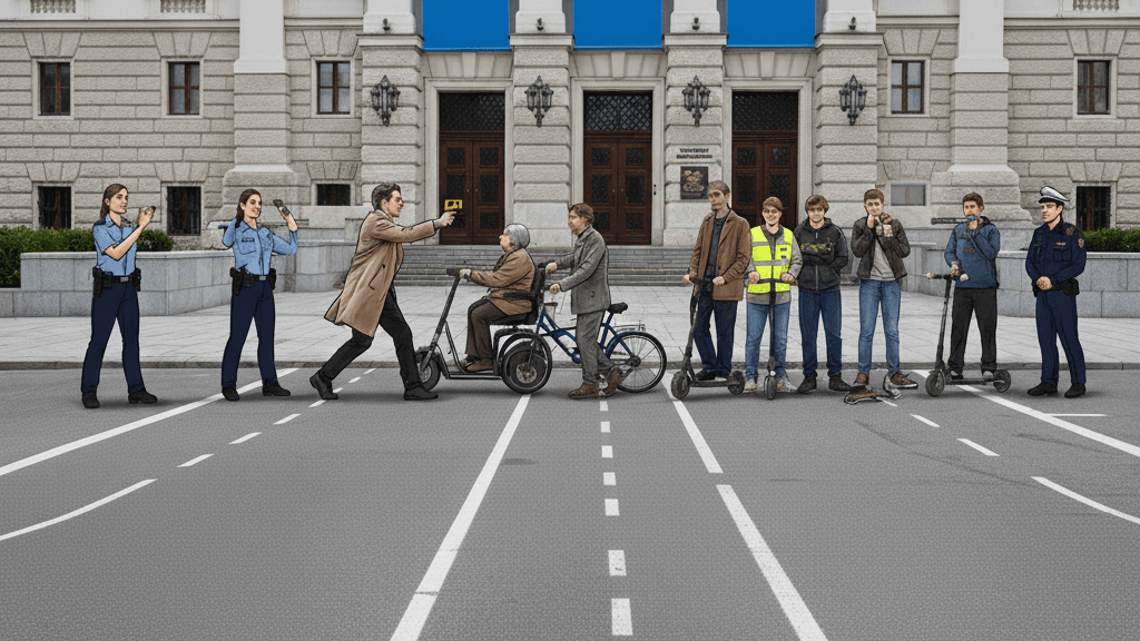 سلۆڤاکیا لەڕێگەی یاسایەکەوە خێرایی پیادە و پاسیکیلسواران لەسەر شۆستەکان دیاری دەکات