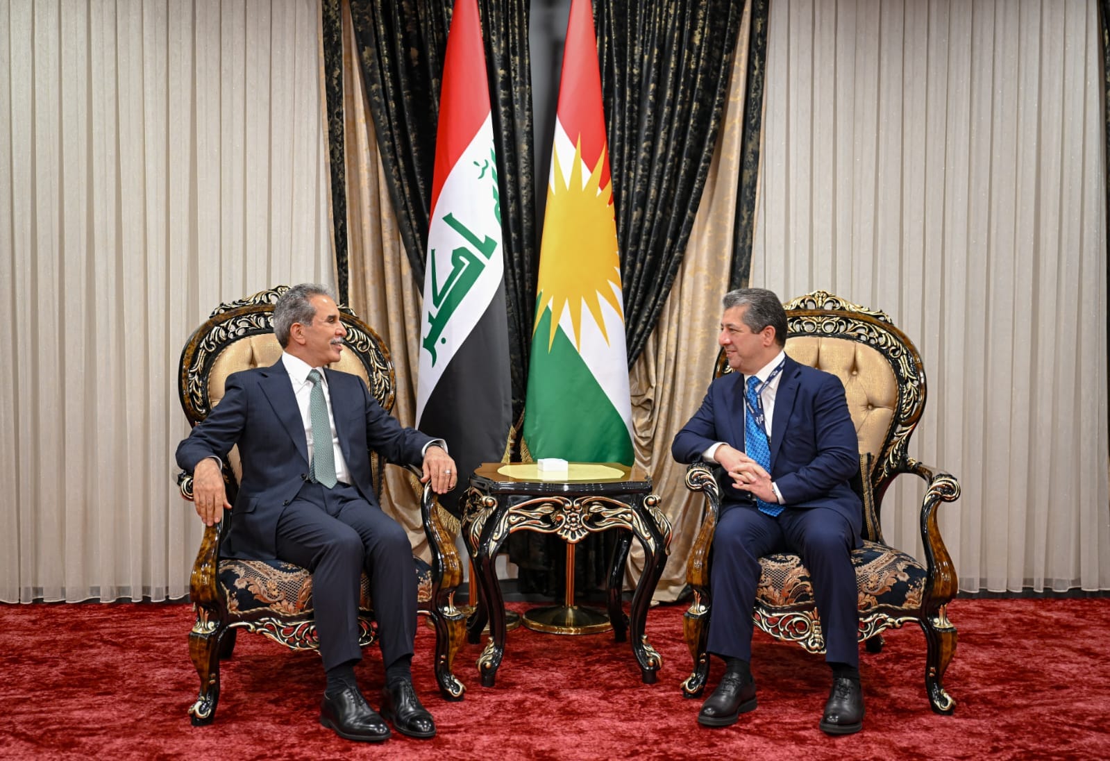 مەسرور بارزانی و فایەق زێدان جەخت لە پێکهێنانی حکومەتێکی خزمەتگوزار بۆ عێراق دەکەنەوە