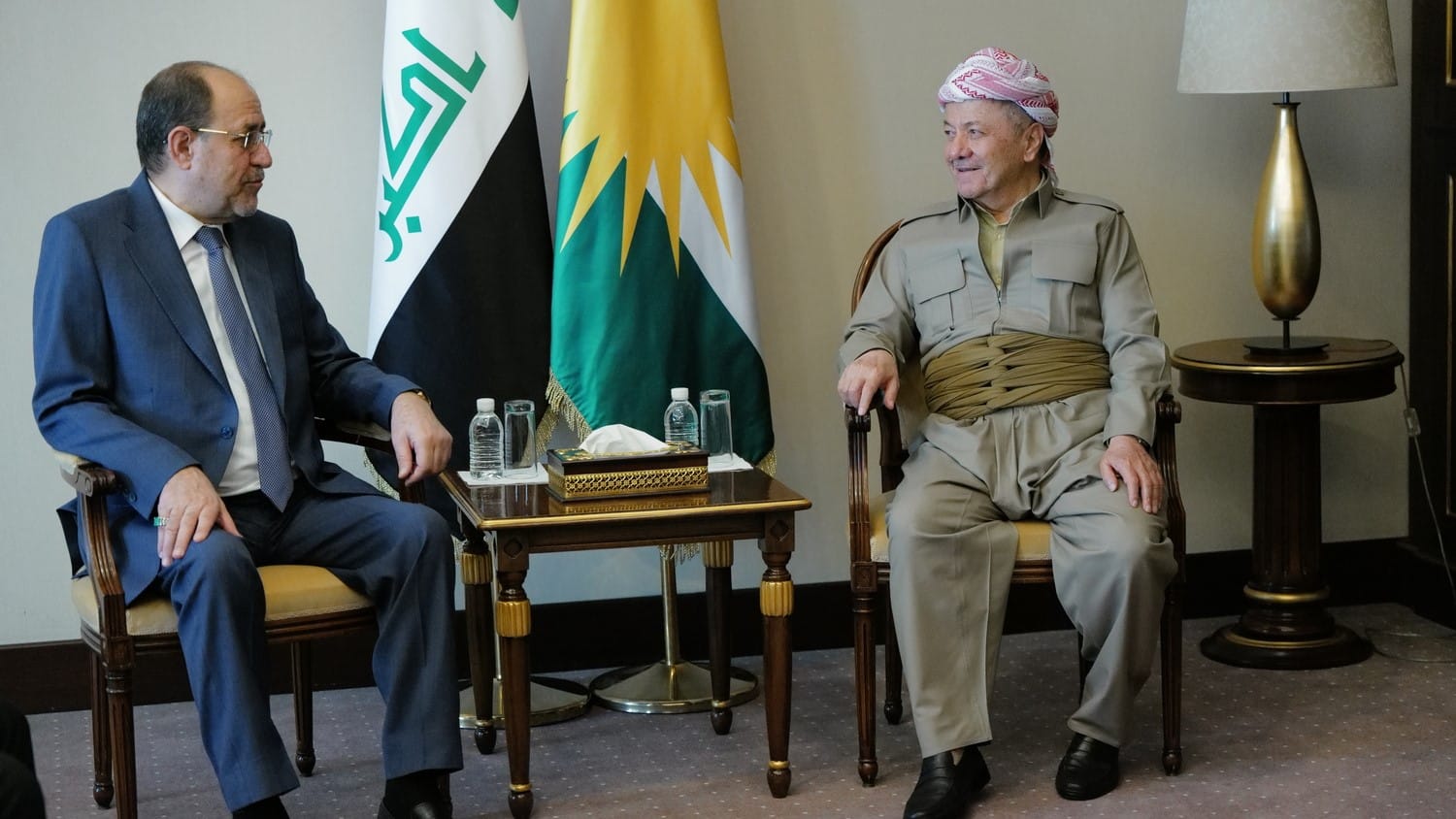 مالیکی وەک نوێنەری شیعەکان سەردانی سەرۆک بارزانی دەکات