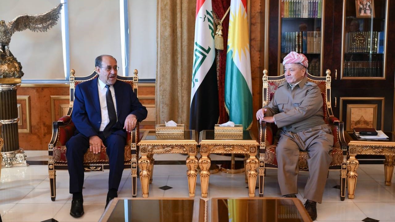 ڕاگەیێنراوی بارەگای بارزانی لەبارەی کۆبوونەوەی سەرۆک بارزانی و نووری مالیکی