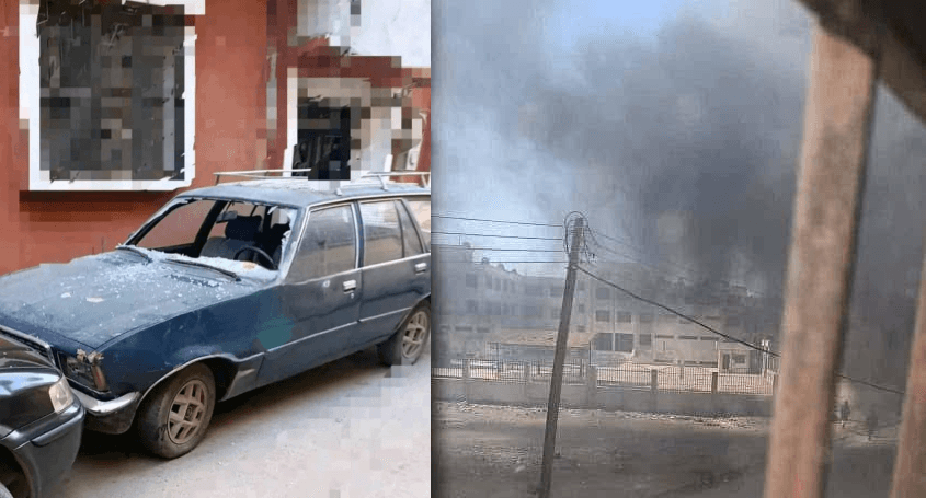 بەهۆی کوشتنی ژن و مێردێک لە حومس تاڵانکاری و سوتاندنی ماڵان دەستی پێکردووە