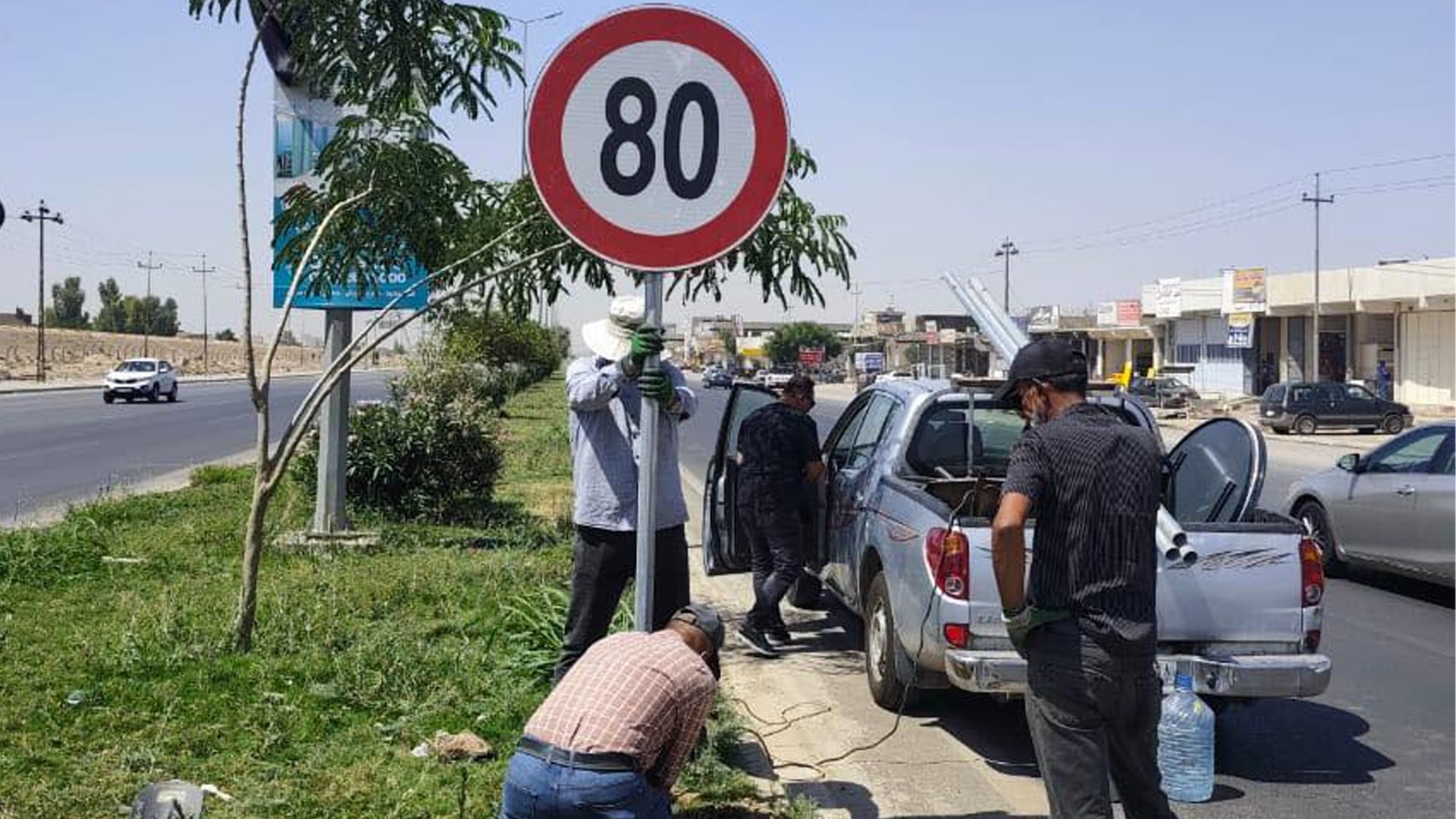لە شەقامێکی دیکەی هەولێر خێرایی ڕێگەپێدراو بەرز کرایەوە