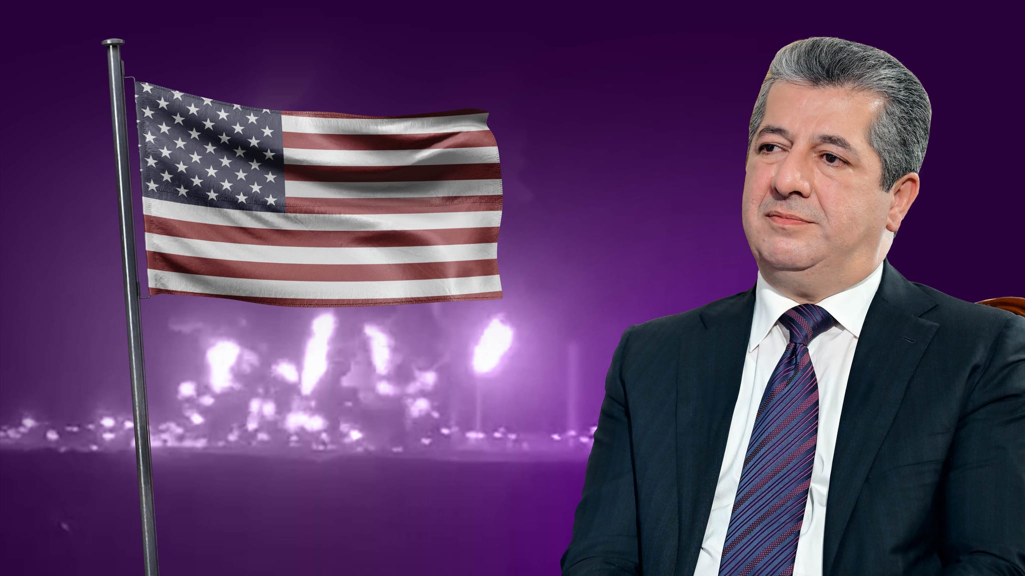 پەیامێکی پشتیوانی لە ئەمریکاوە بۆ مەسرور بارزانی