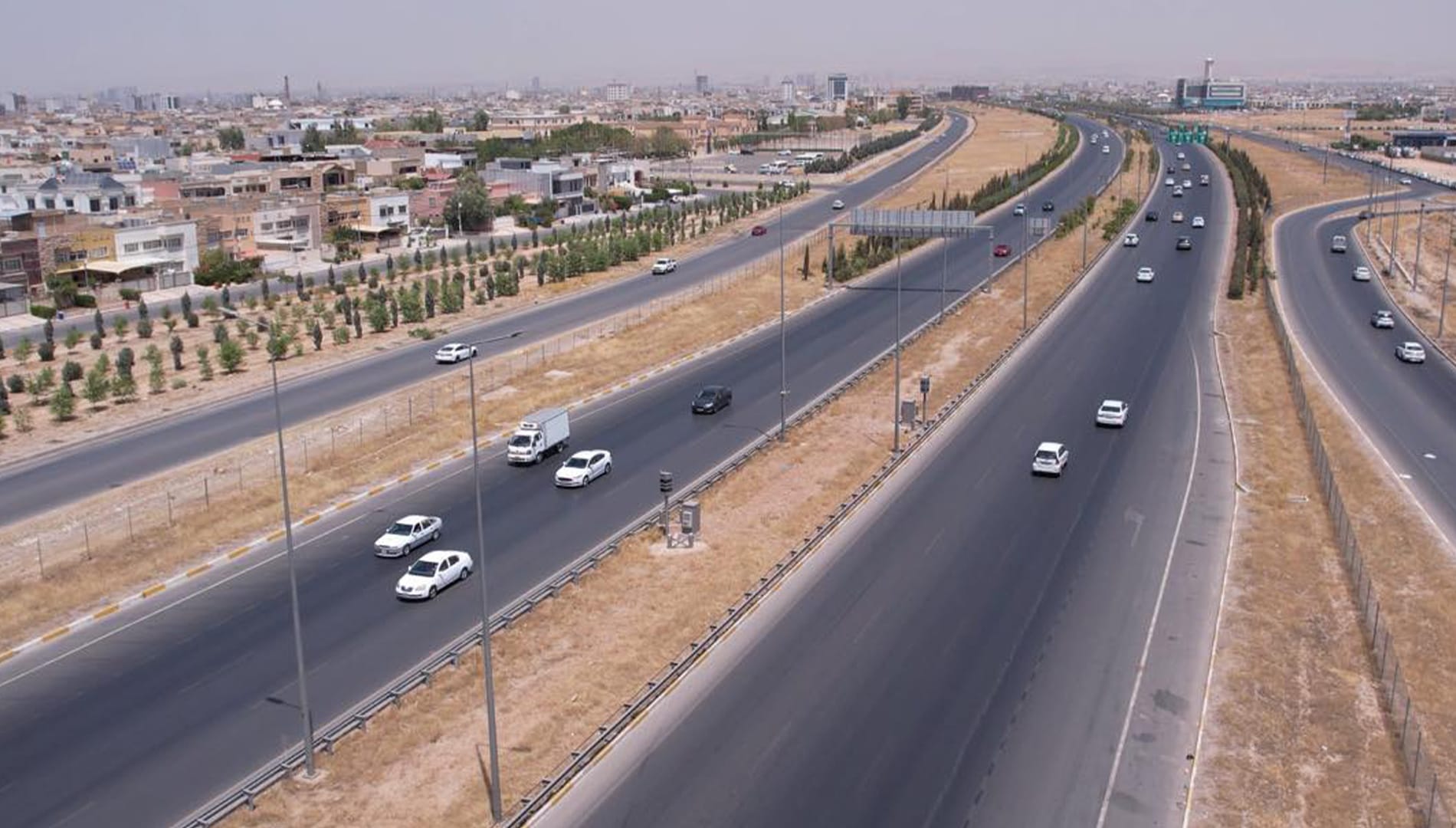 لە چەند شەقامێکی هەولێر خێرای ڕێگەپێدراو بەرز دەکرێتەوە