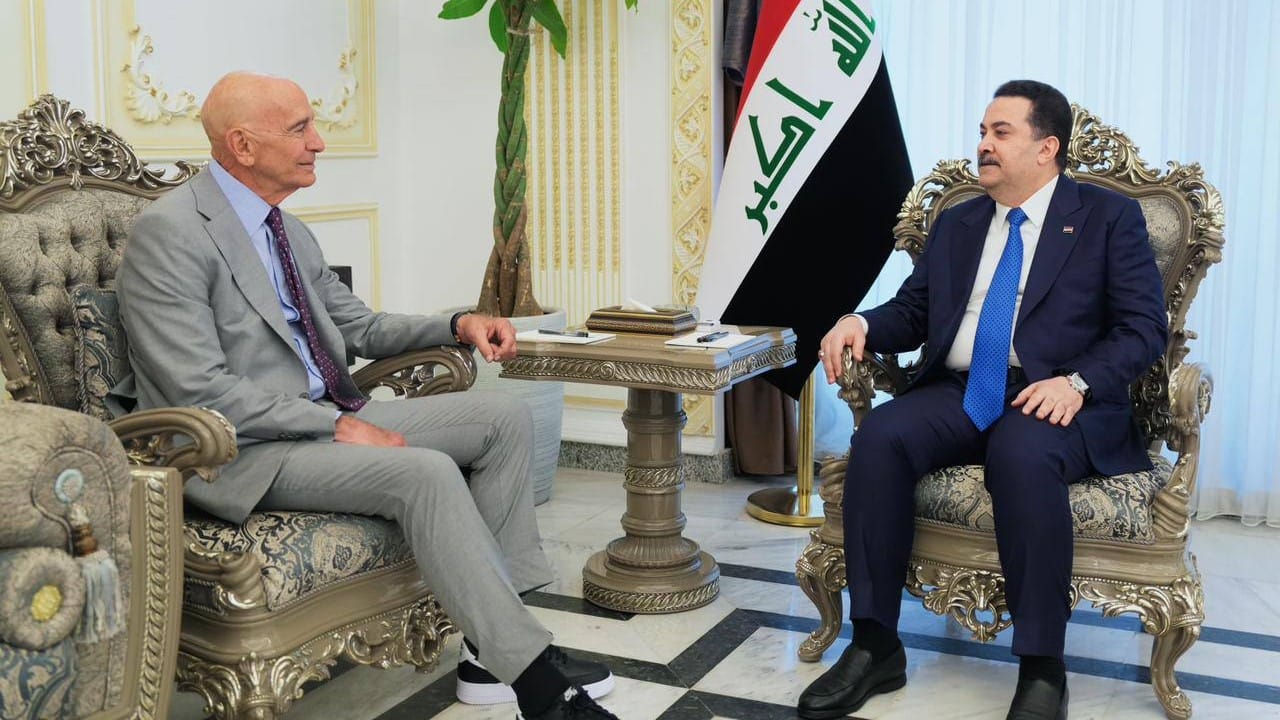 سوودانی و تۆم باراک تاوتوێی سەقامگیری و ئاسایش و خۆشگوزەرانی دەکەن