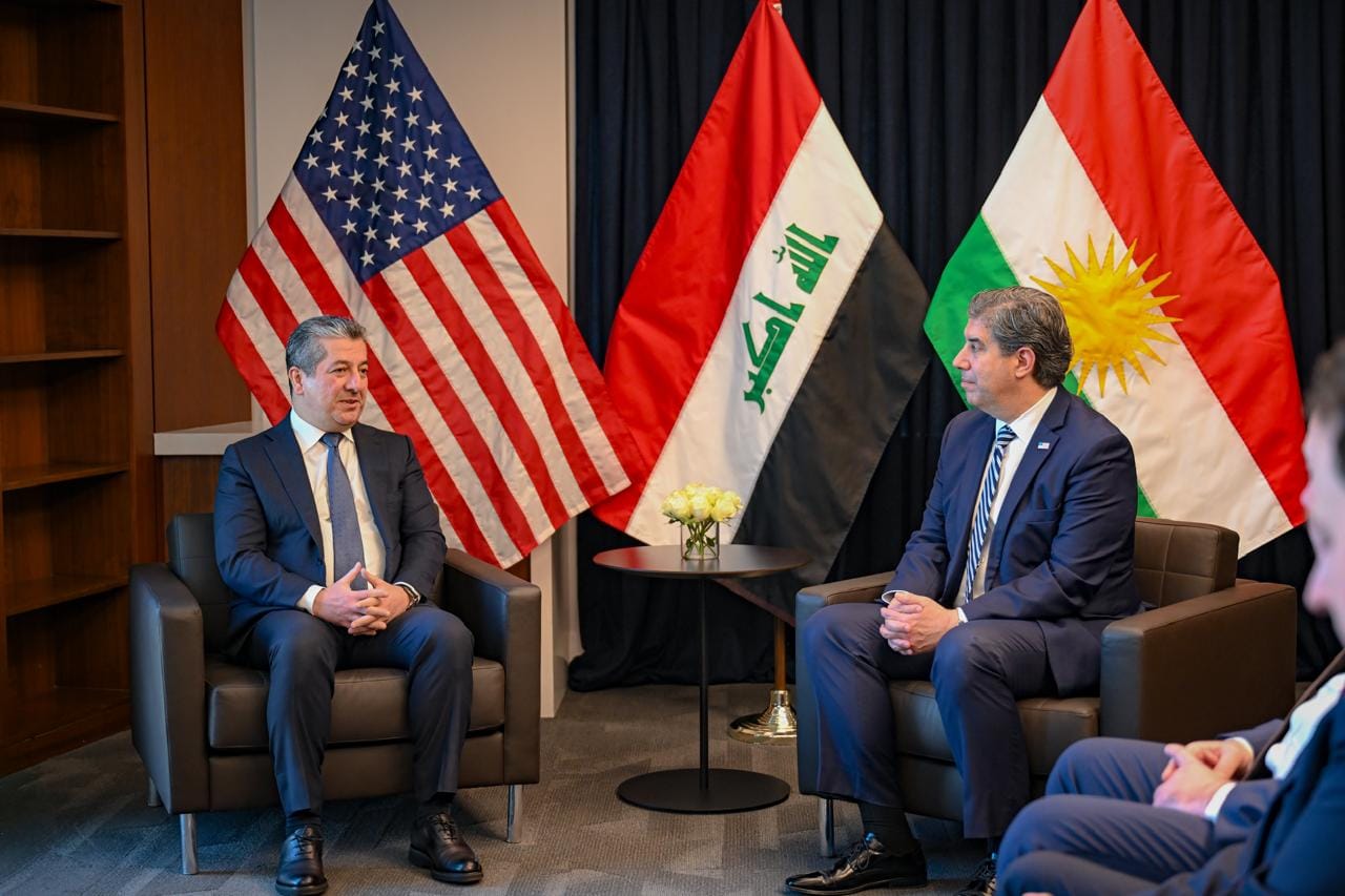 مەسرور بارزانی و جێگری وەزیری دەرەوەی ئەمریکا کۆبوونەوە