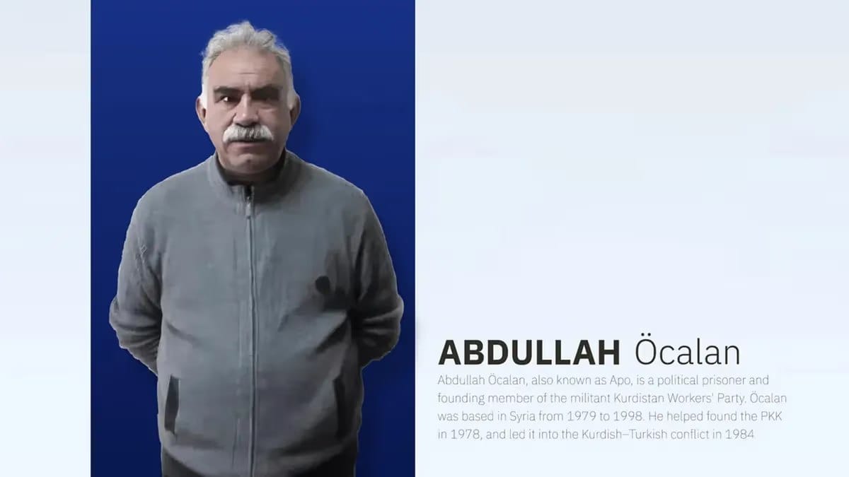 ئۆجەلان: کورد و تورک ناتوانن بەبێ یەکتر بژین و من خزمەتی دەوڵەتی تورکیا دەکەم