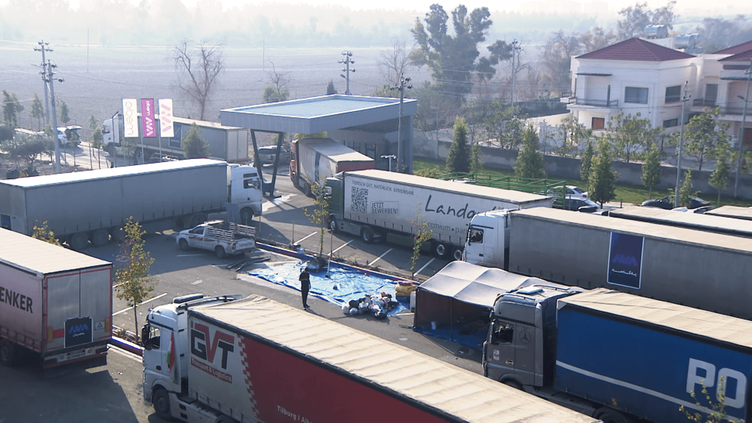 16 بارهەڵگری دیکەی هاوکاریی ئاڤا بەرەو سنووری چەمچەماڵ بەڕێکران