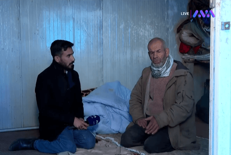 تاقانەیەکی ئەنفال 20 ساڵە لە تەکیە لە کابینەیەکدا دەژی و لافاوەکە لانەوازی کرد