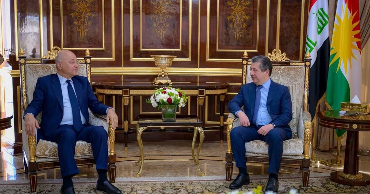 مەسرور بارزانی پشتیوانیی حكومەت بۆ بەرهەم ساڵح لە پۆستە نوێیەكەی دووپات دەكاتەوە