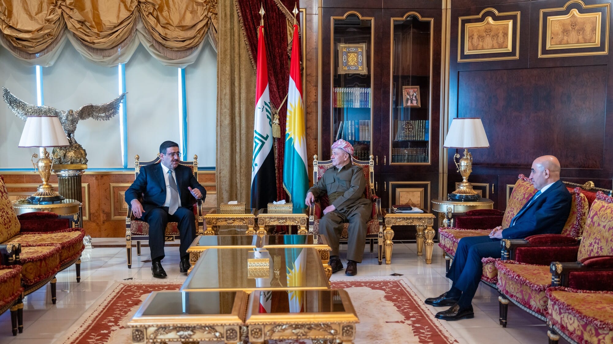 سەرۆك بارزانی پێشوازی لە وەزیری بازرگانی عێراق دەکات