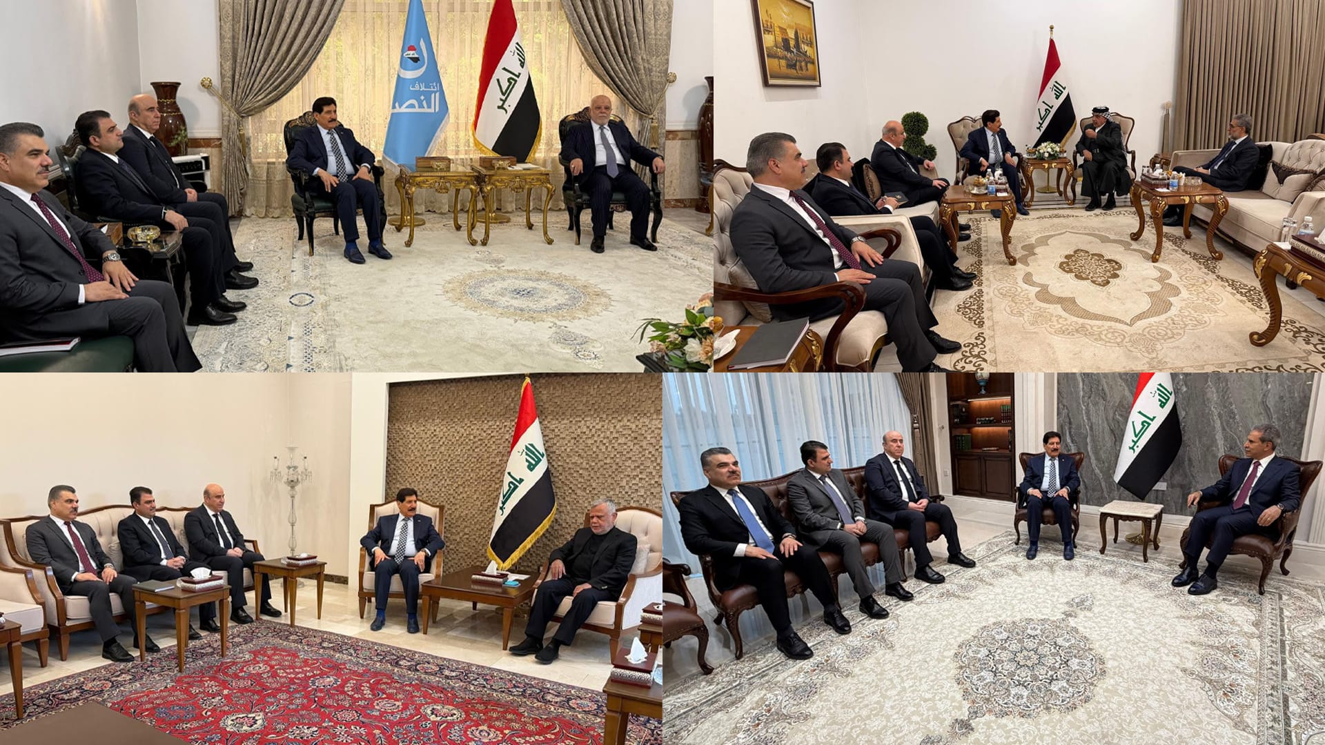 شاندى باڵای پارتی لە سێ ڕۆژدا 16 کۆبوونەوەیان لە بەغدا کردووە