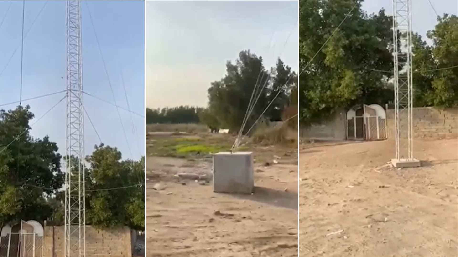 بەغدا؛ کامێرایەکی چاودێری لەبەردەم دەرگای ماڵێک هەرای ناوەتەوە