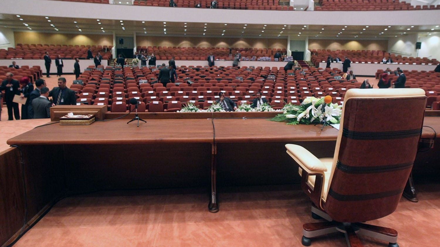 کارنامەی یەکەم دانیشتنی پەرلەمانی عێراق ڕاگەیێنرا