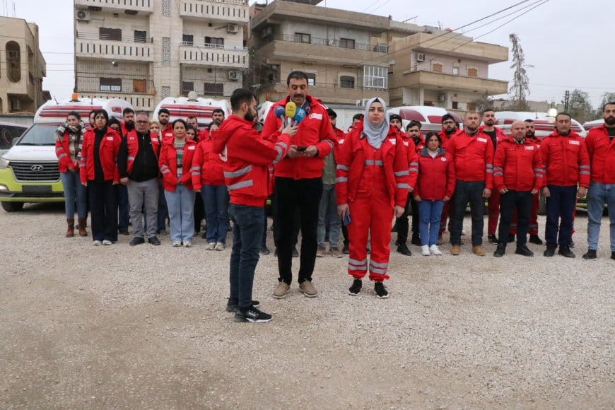مانگی سووری کوردی کاروانێکی هاوکاری پزیشکی بۆ حەلەب بەڕێکرد