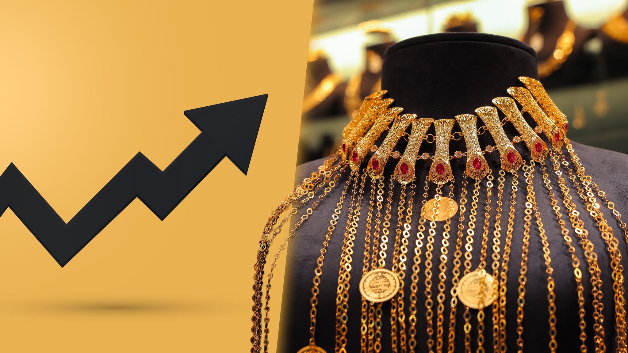 نرخی زێڕ 50 دۆلار بەرز دەبێتەوە