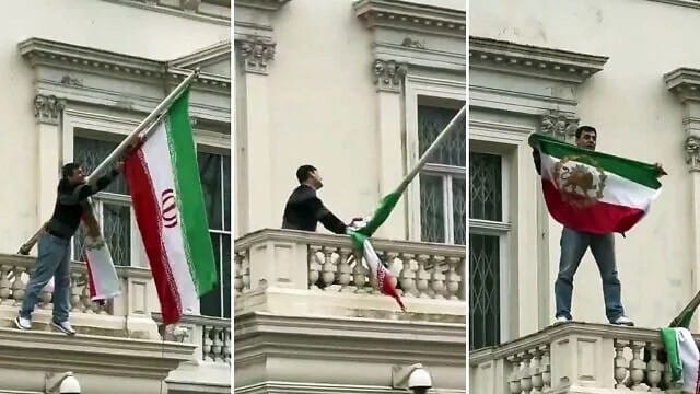 لەسەر داگرتنی ئاڵاکەیان؛ ئێران بانگهێشتی باڵیۆزی بەریتانیا دەکات