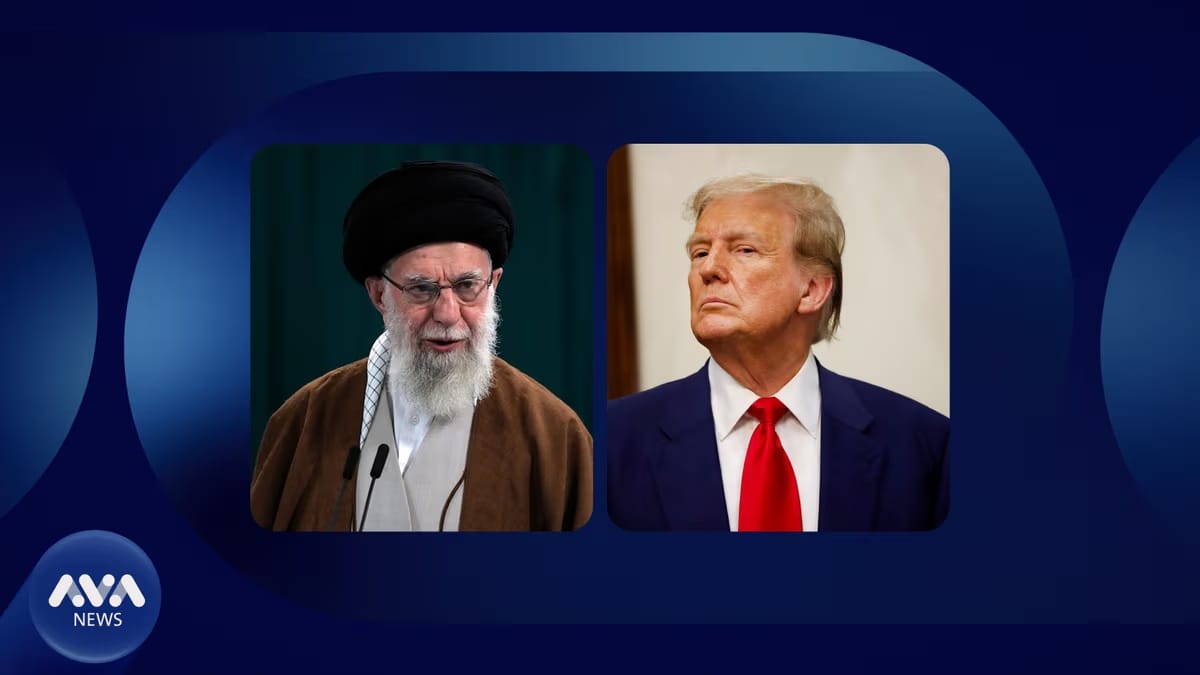 ترەمپ سوپاسی خامنەیی دەکات