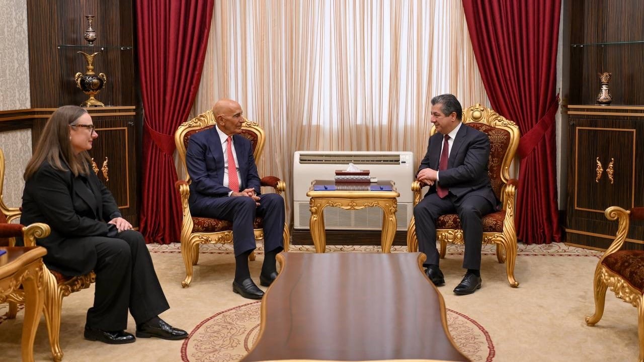 مەسرور بارزانی و تۆم باراک جەخت لە چارەسەری کێشەکانی نێوان هەولێر و بەغدا دەکەنەوە