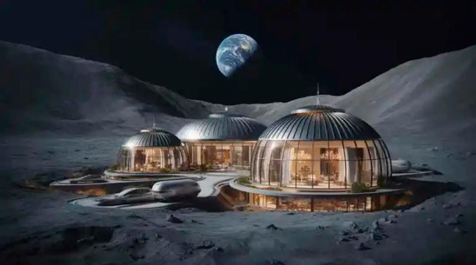 هۆتێلێک لەسەر مانگ دروست دەکرێت