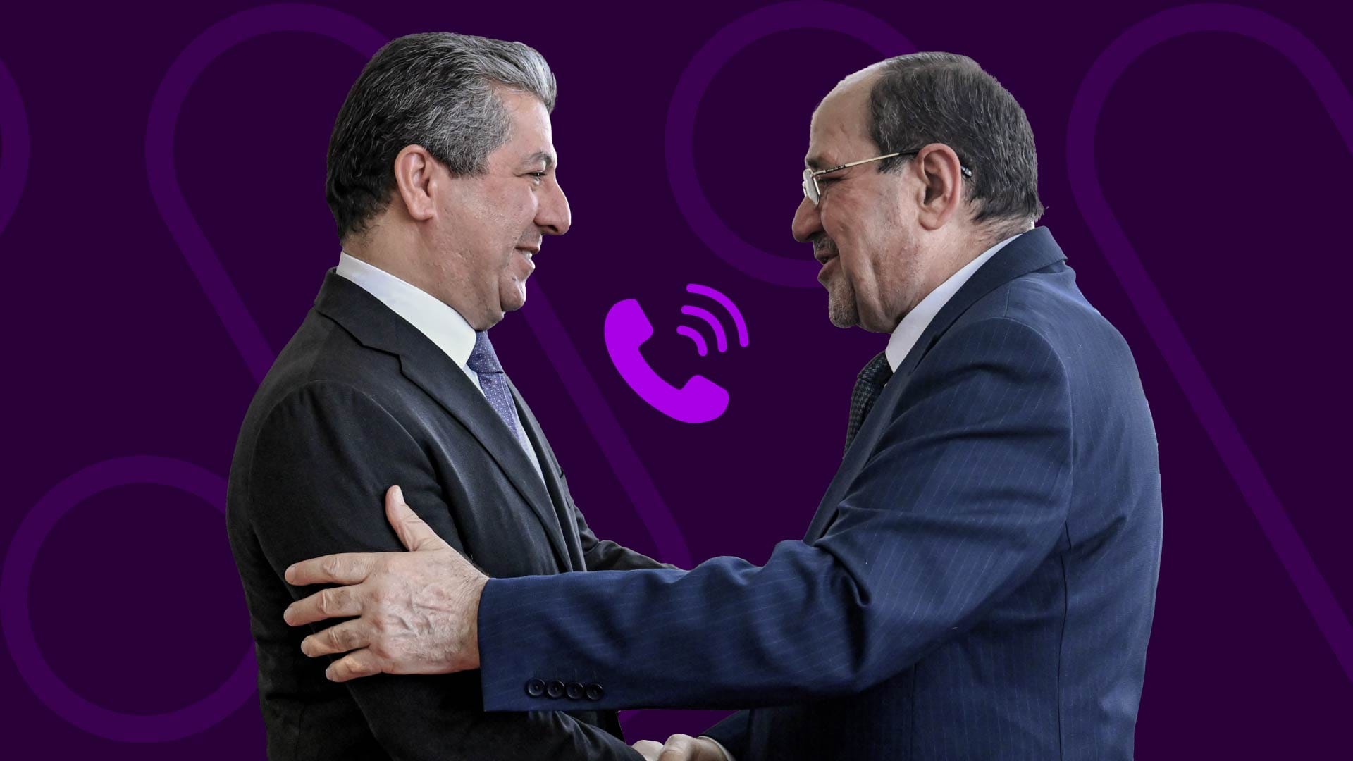 مەسرور بارزانی بۆ نووری مالیکی: با چارەسەرکردنی کێشەکان لەسەر بنەمای دەستوور بێت