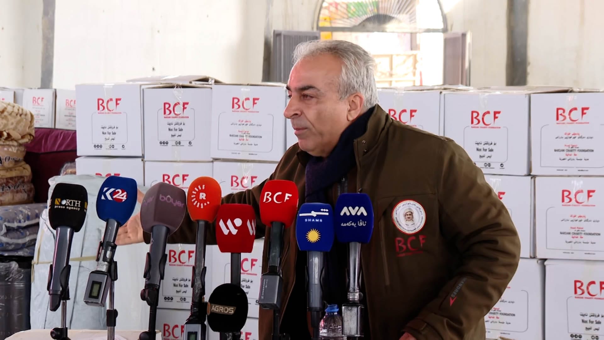 هاوکارییەکانی بارزانی خێرخوازی دەگاتە 58 هەزار ئاوارەی ڕۆژئاوای کوردستان