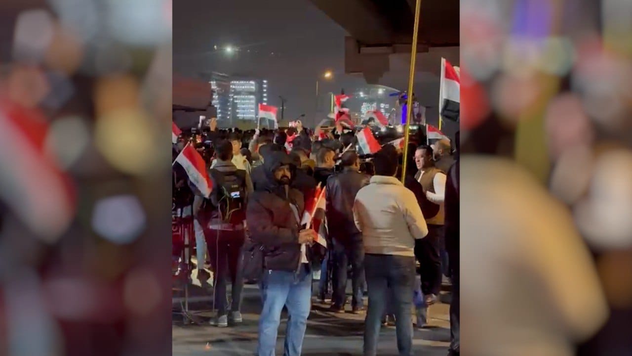 لایەنگرانی نووری مالیکی دژی دەستوەردانەکانی ئەمریکا لە پێکهێنانی حکومەت خۆپیشاندان دەکەن